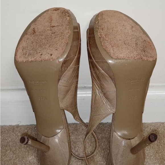 YSL Slingback Eel Skin Heels - Picture 5 of 5